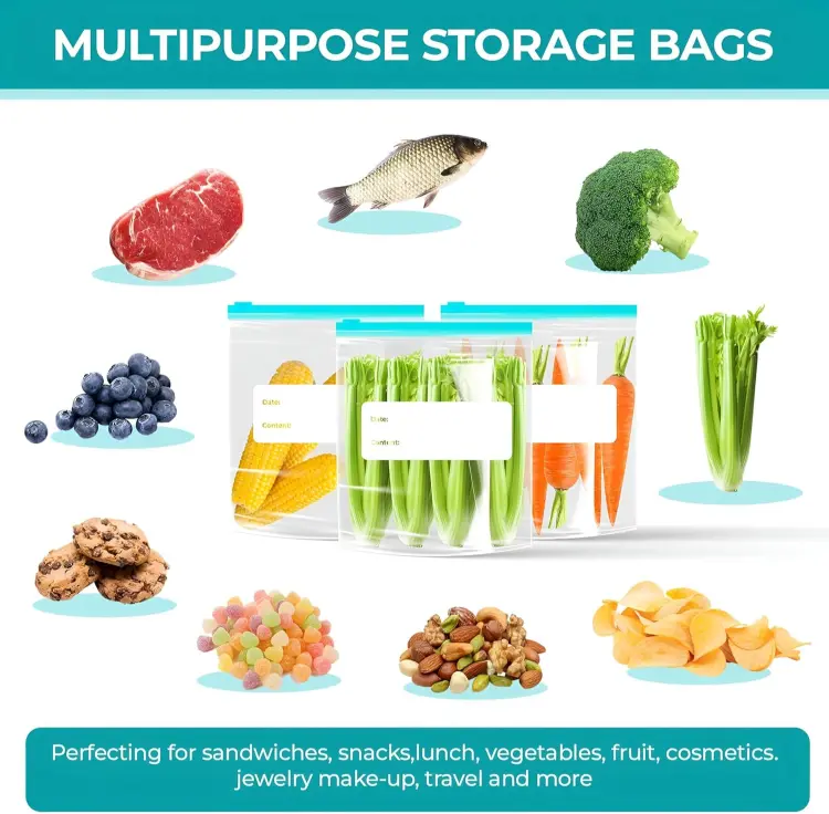 ⁦أكياس تخزين الطعام _ (Freezer Bag)⁩ - الصورة ⁦4⁩